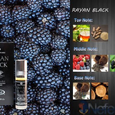 عطر رایان بلک الرحاب حجم 6 میل