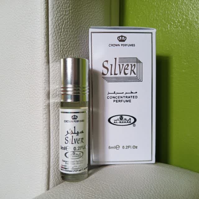 عطر سیلور برند الرحاب حجم 6 میل Al-Rehab Silver