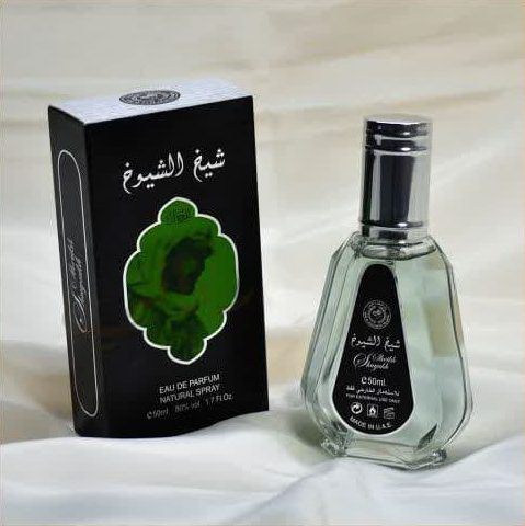 ادکلن شیخ الشیوخ 50میل برند ارض الزعفران ساخت کشور امارات