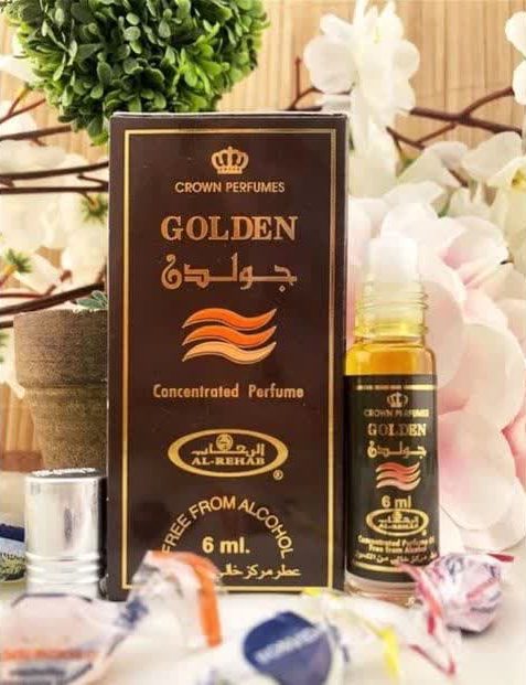 عطر جولدن برند الرحاب ساخت کشور امارات حجم 6 میل