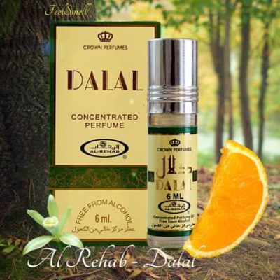 عطر دلال dalal برند الرحاب ساخت کشور امارات حجم 6ml