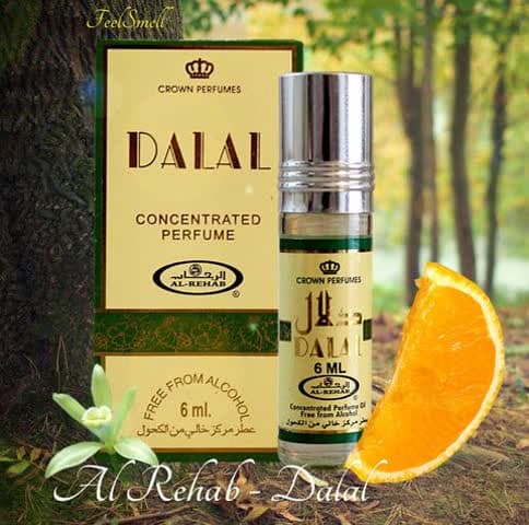 عطر دلال dalal برند الرحاب ساخت کشور امارات حجم 6ml