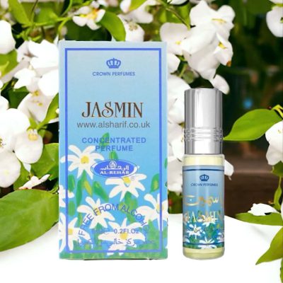عطر یاسمین برند الرحاب ساخت کشور امارات حجم 6 میل