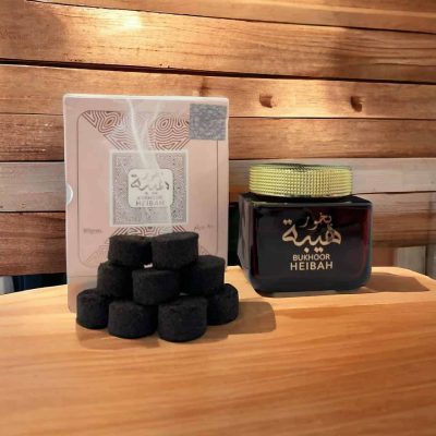 بخور هیبه برند ارض الزعفران حجم 80 گرم bukhoor heibah