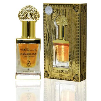 عطر  خشب العود ذهبی (طلایی) برند عربیات ۱۲ میل