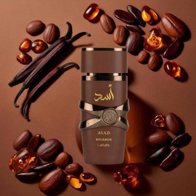 ادکلن لطافه اسد بوربن (قهوه ای) Lattafa Perfumes Asad Bourbon
