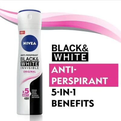 اسپری ضد تعریق بدن نیوآ زنانه  Black & White orginal
