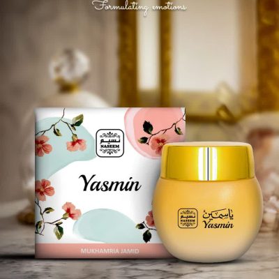 مخمریه جامد یاسمین برند نسیم ساخت کشور امارات حجم 25 گرم