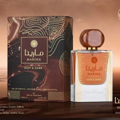 ادکلن مارینا دیپ اند دارک قهوه ای ارض الزعفران Marina Deep & Dark