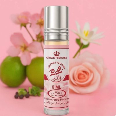 عطر زنانه زهره الکرز الرحاب 6 میلCherry Flower al rehab 6 mil